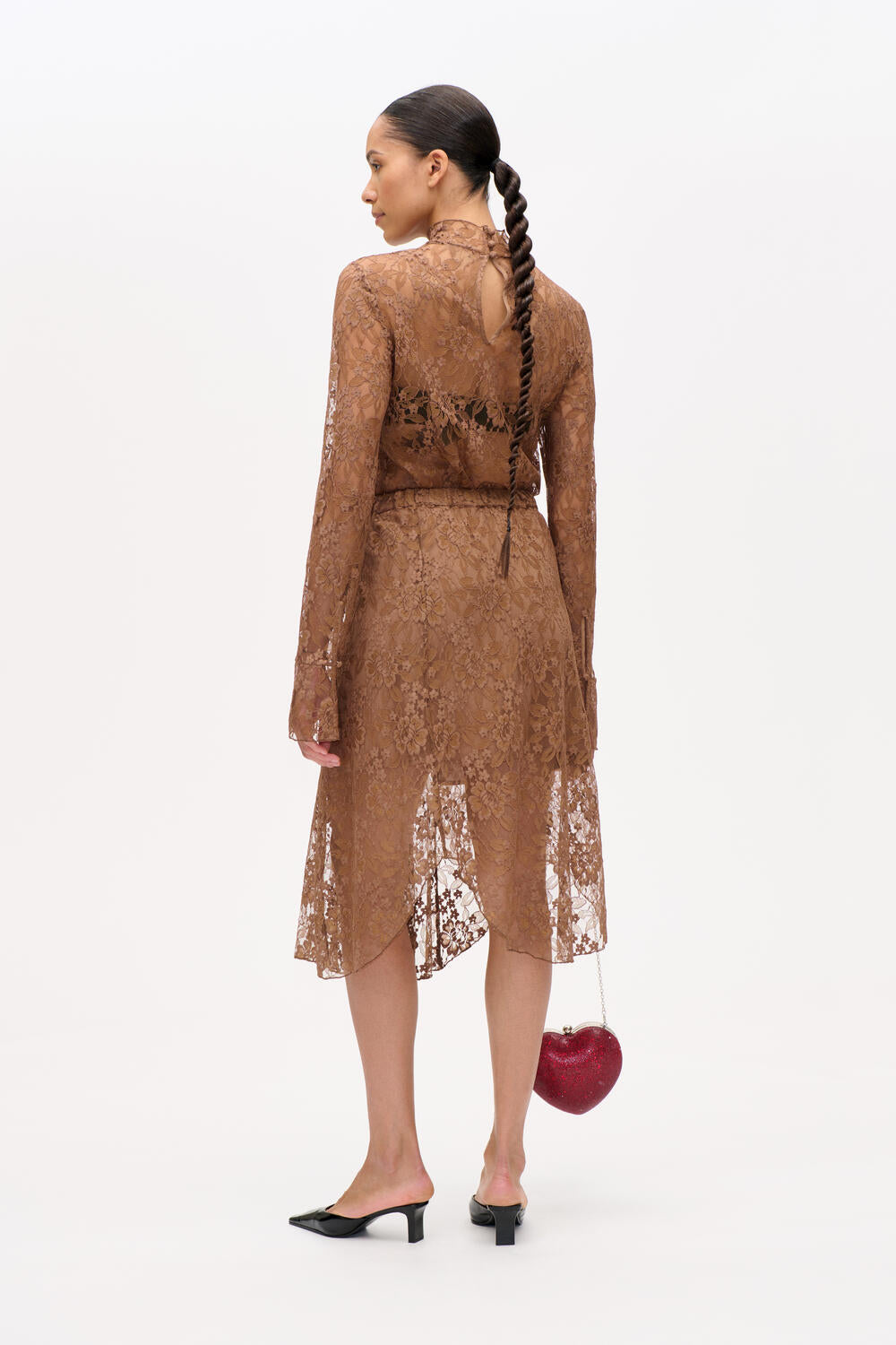 Selmo nederdel - Mocha Camel